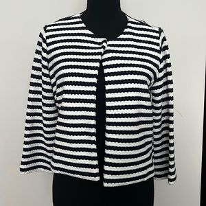 Hubert Gasser cotton knit nautical sweater jacket